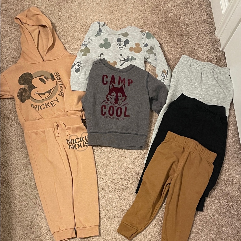 2t lot of boys clothes